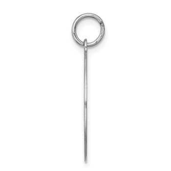 Sterling Silver Rhodium-plated Cocker Spaniel Disc Charm — alternate view