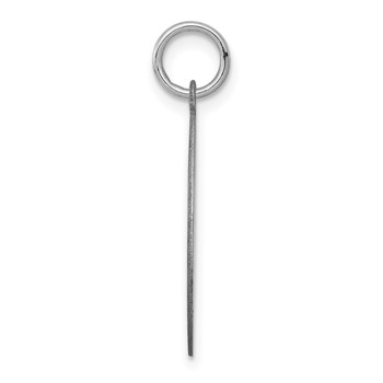 Sterling Silver Rhodium-plated English Setter Disc Charm — alternate view