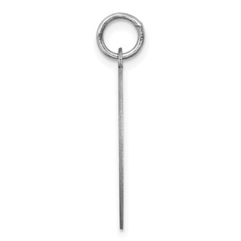 Sterling Silver Rhodium-plated Maltese Disc Charm — alternate view