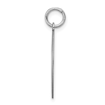 Sterling Silver Rhodium-plated Shetland Sheepdog Disc Charm — alternate view