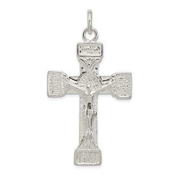 Sterling Silver Latin Crucifix Pendant