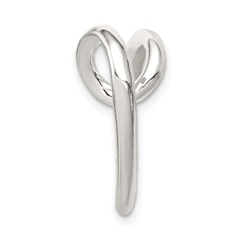 Sterling Silver Heart Slide — alternate view