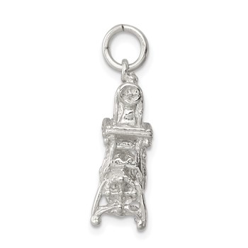 Sterling Silver Sewing Machine Charm — alternate view