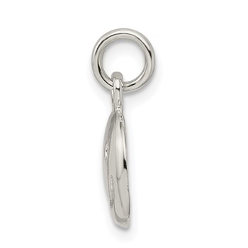 Sterling Silver Happy Face Charm — alternate view