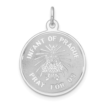 Sterling Silver Infant of Prague Disc