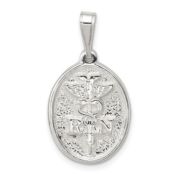 Sterling Silver RN Charm