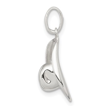 Sterling Silver Cowboy Hat Charm — alternate view