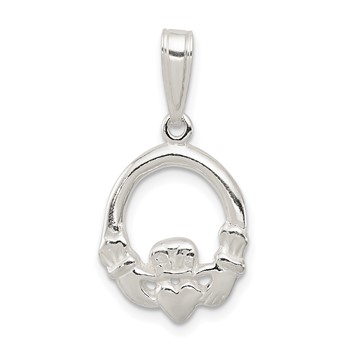 Sterling Silver Claddagh Charm