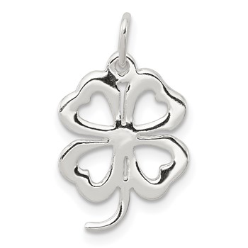 Sterling Silver 4-leaf Clover Charm