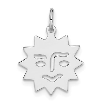 Sterling Silver Sun Charm