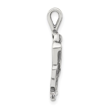 Sterling Silver Antiqued Man & Woman Charm — alternate view