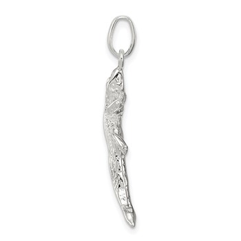 Sterling Silver Lizard Charm — alternate view