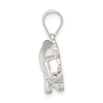 Sterling Silver Pig Charm — alternate view
