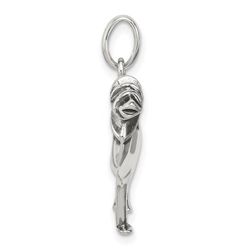 Sterling Silver Antiqued Camel Charm — alternate view