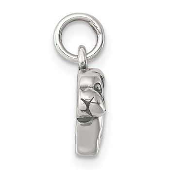 Sterling Silver Dog Charm — alternate view
