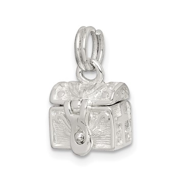 Sterling Silver Cross Prayer Box Charm