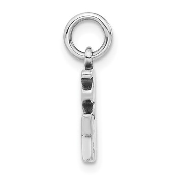 Sterling Silver Polished & Antiqued It's A Boy Charm — alternate view