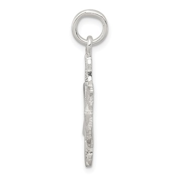 Sterling Silver Snowflake Pendant — alternate view