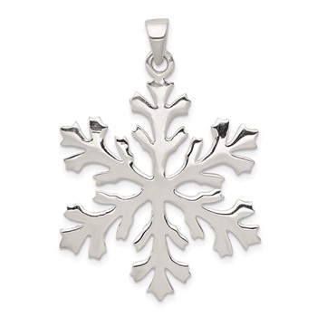 Sterling Silver Snowflake Pendant