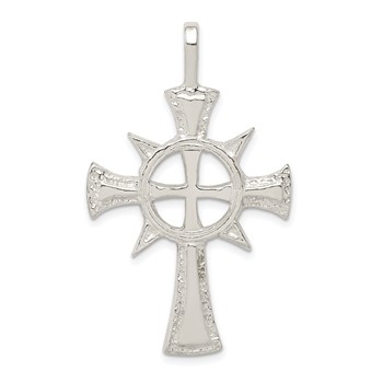 Sterling Silver Iona Cross Pendant