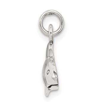 Sterling Silver Antique Shark Charm — alternate view