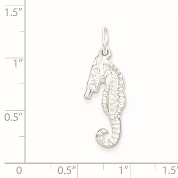 Sterling Silver Seahorse Charm — alternate view