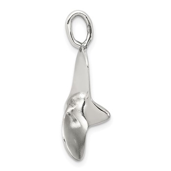 Sterling Silver 3D Antiqued Large Boat Propeller Charm — alternate view