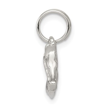 Sterling Silver Horse Head with Bridle Charm — alternate view