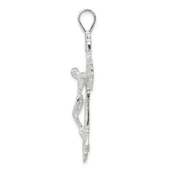 Sterling Silver Crucifix Pendant — alternate view