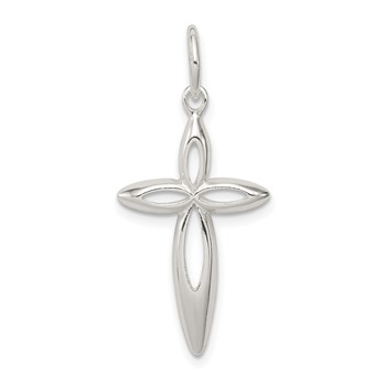 Sterling Silver Passion Cross Charm