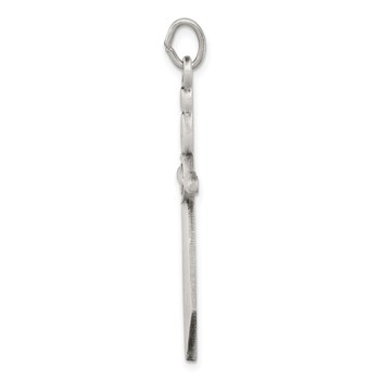 Sterling Silver Sword Cross Pendant — alternate view