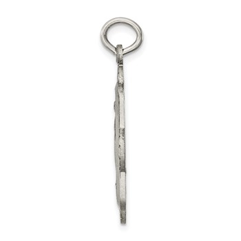 Sterling Silver Antiqued Miraculous Medal — alternate view