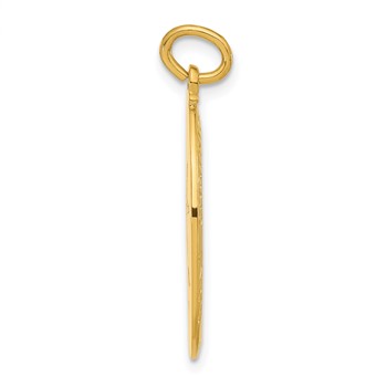 Sterling Silver 24k Gold-plated  Saint Christopher Soccer Medal — alternate view