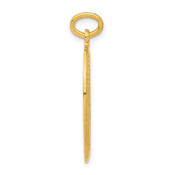 Sterling Silver 24k Gold-plated Saint Christopher Bowling Medal Pendant — alternate view