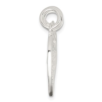 Sterling Silver Best Friends 3-piece break apart Heart Charm — alternate view