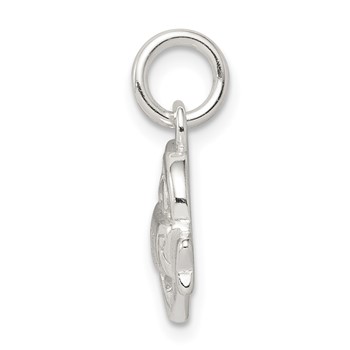Sterling Silver Heart Daughter Charm — alternate view