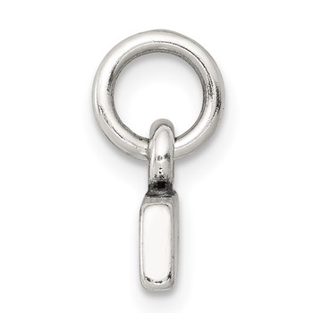 Sterling Silver Antiqued Grandma Charm — alternate view