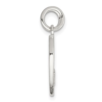 Sterling Silver I Love You 2-piece break apart Heart Charm — alternate view