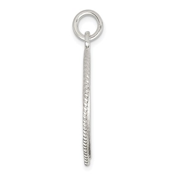 Sterling Silver Best Friend 2-piece break apart Heart Charm — alternate view