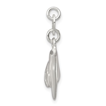 Sterling Silver Rock On Charm — alternate view