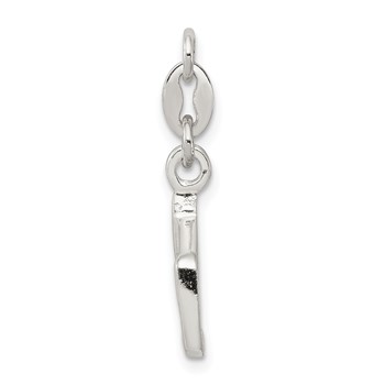 Sterling Silver Music Note Charm — alternate view