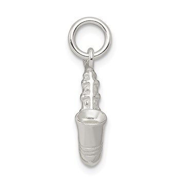 Sterling Silver Saxophone Charm — alternate view