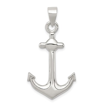 Sterling Silver Anchor Pendant