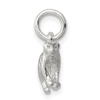 Sterling Silver Leopard Charm — alternate view