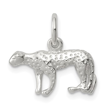 Sterling Silver Leopard Charm