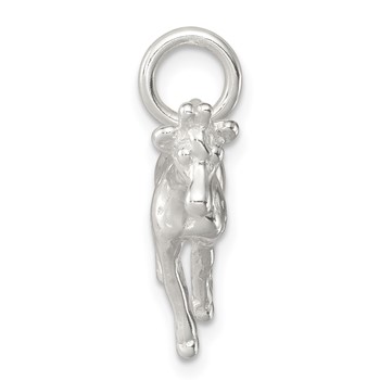 Sterling Silver Giraffe Charm — alternate view