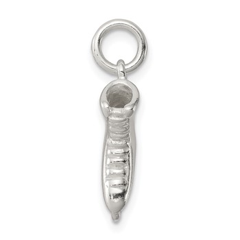 Sterling Silver Ice Skate Charm — alternate view