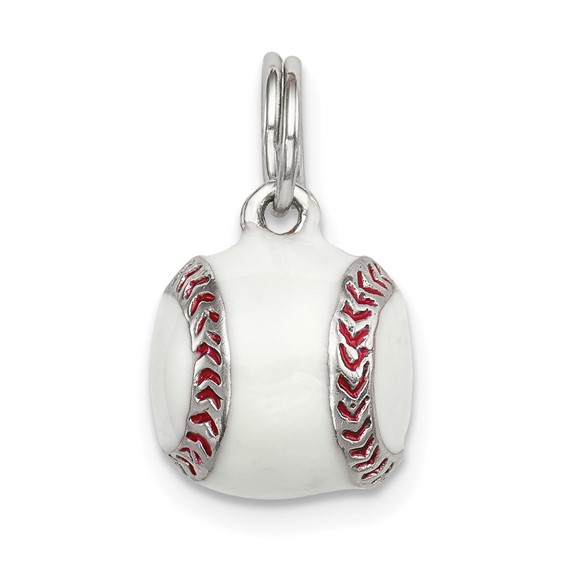 Baseball Charm Sterling Silver Baseball Charm Sterling Silver