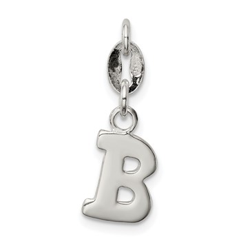 Sterling Silver Letter B Initial Charm