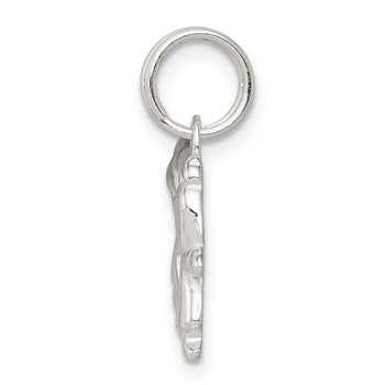 Sterling Silver Polished Boy and Girl Charm — alternate view